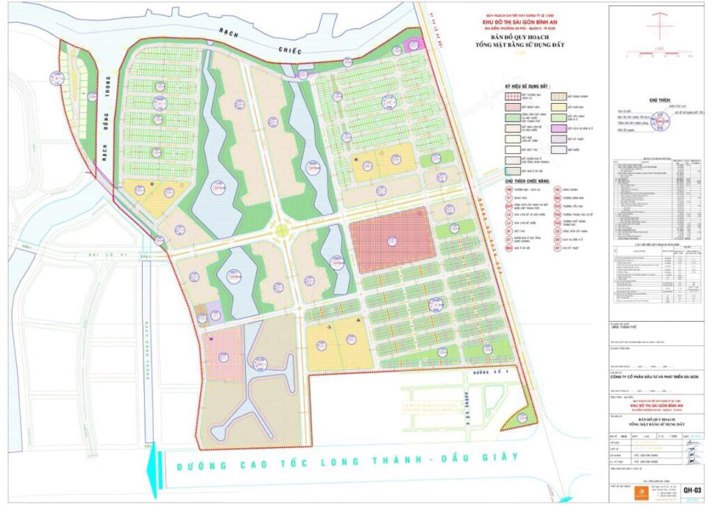 Mặt bằng tổng thể dự án The Global City Quận 2