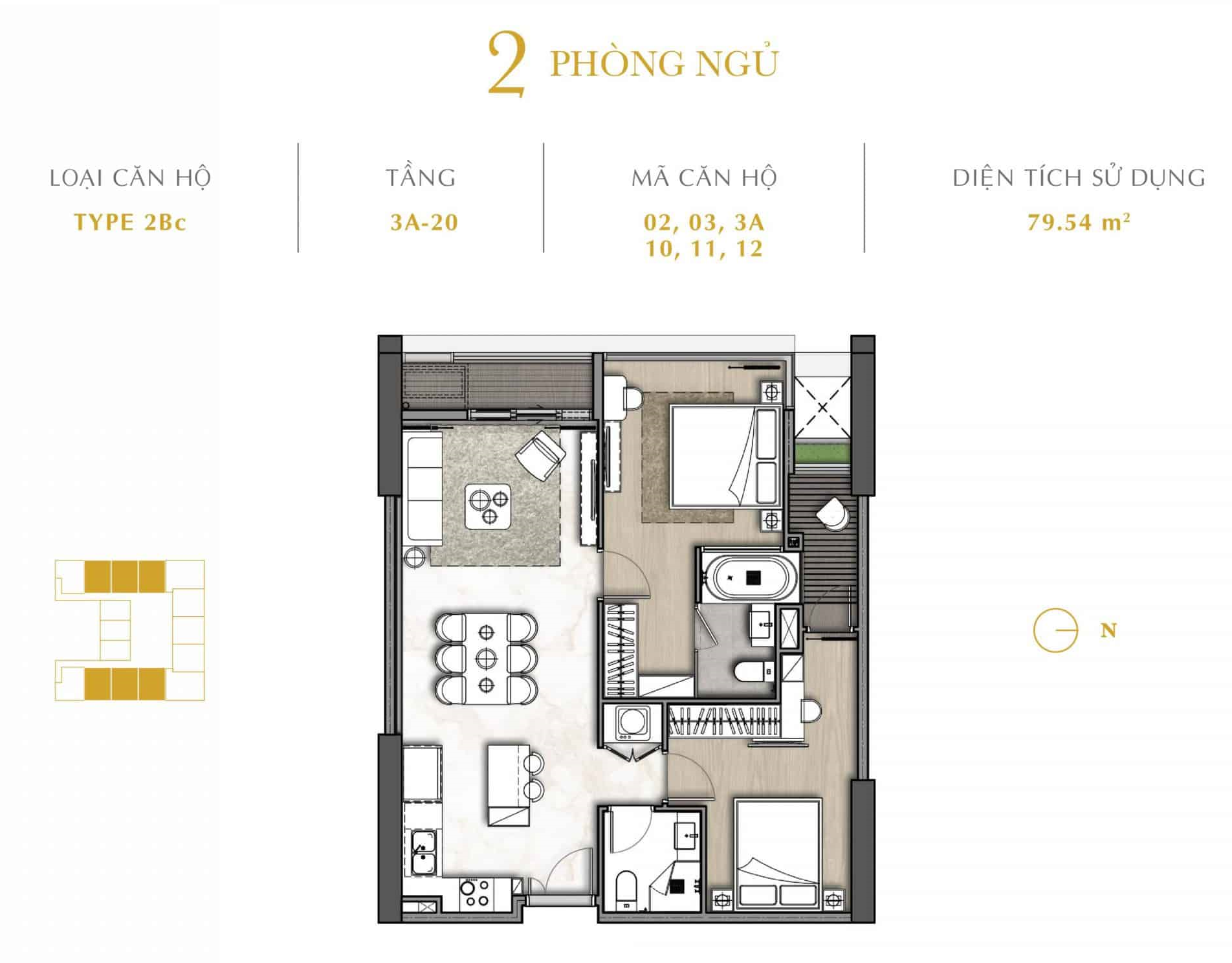 Mặt bằng căn hộ Royal Đà Nẵng