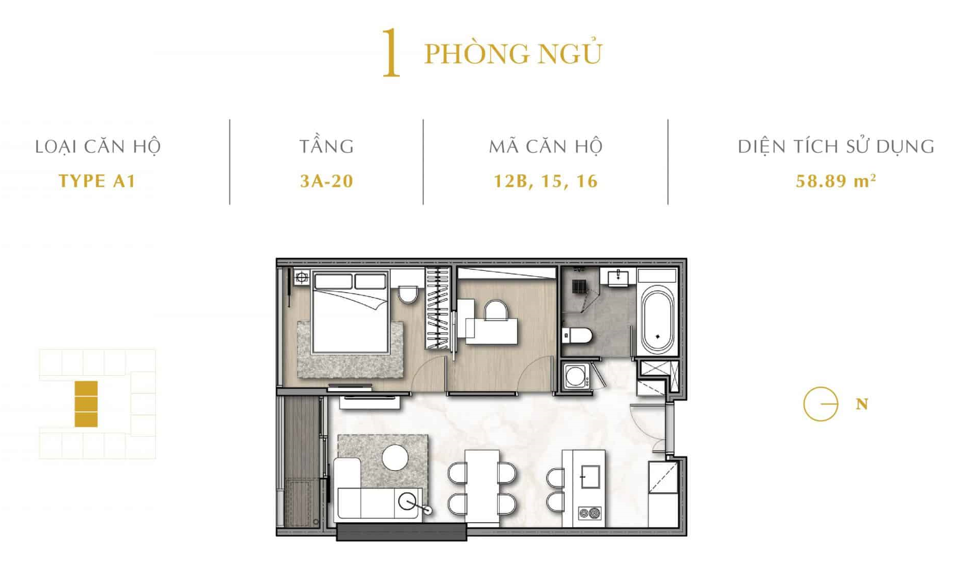 Mặt bằng căn hộ Royal Đà Nẵng
