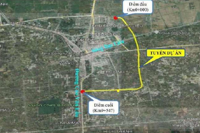 Gần 1.500 tỷ đồng làm 15 km đường vành đai ở Bạc Liêu