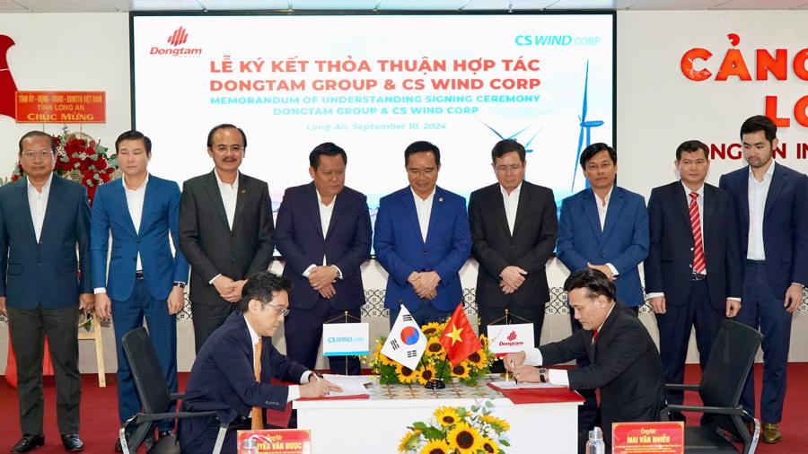 Tập đoàn Hàn Quốc đầu tư 200 triệu USD sản xuất thiết bị điện gió tại Long An