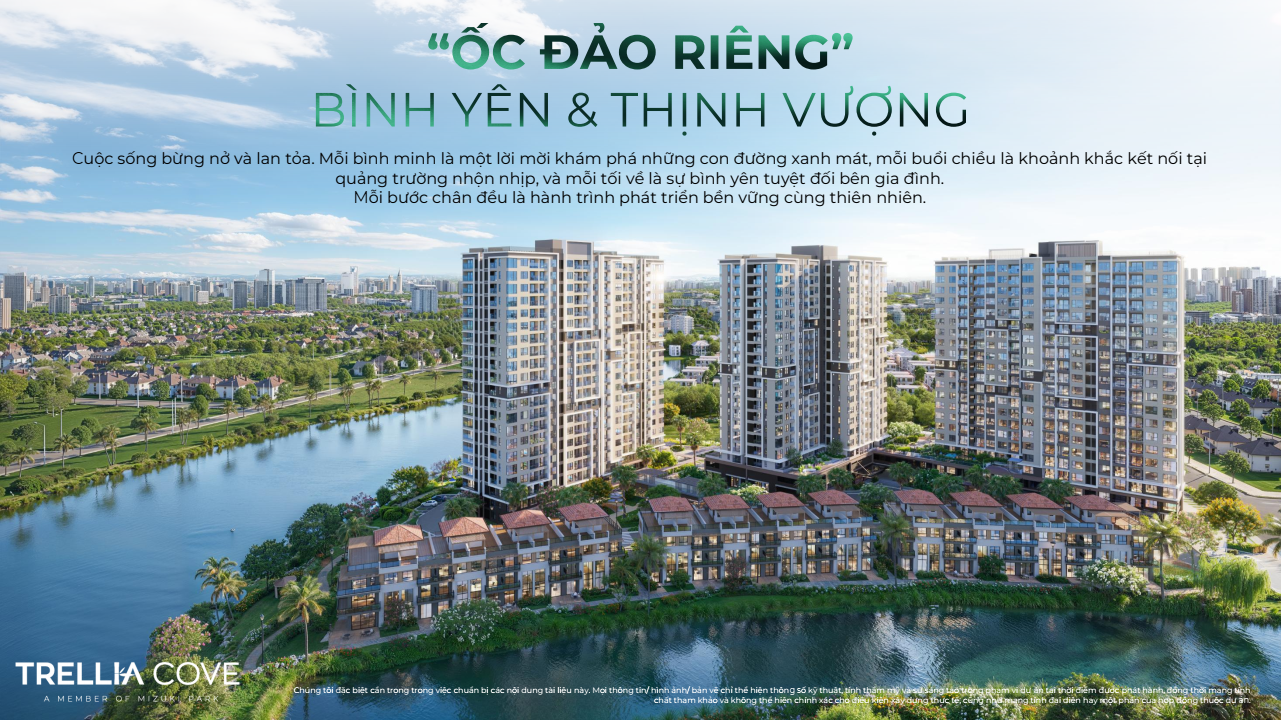 Trellia Cove - bất động sản tích sản thế hệ mới