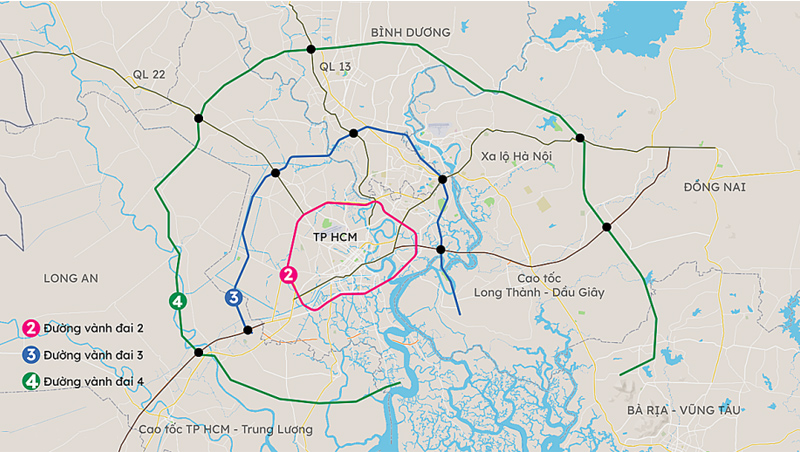Chỉ đạo mới về Vành đai 4 Tp.HCM