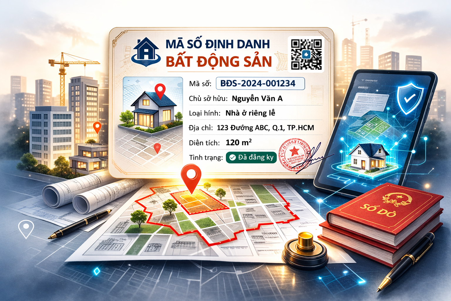 Gỡ vướng cấp mã định danh bất động sản