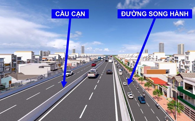 Hơn 12.400 tỉ đồng mở rộng đường cửa ngõ phía Đông lên 10 làn xe
