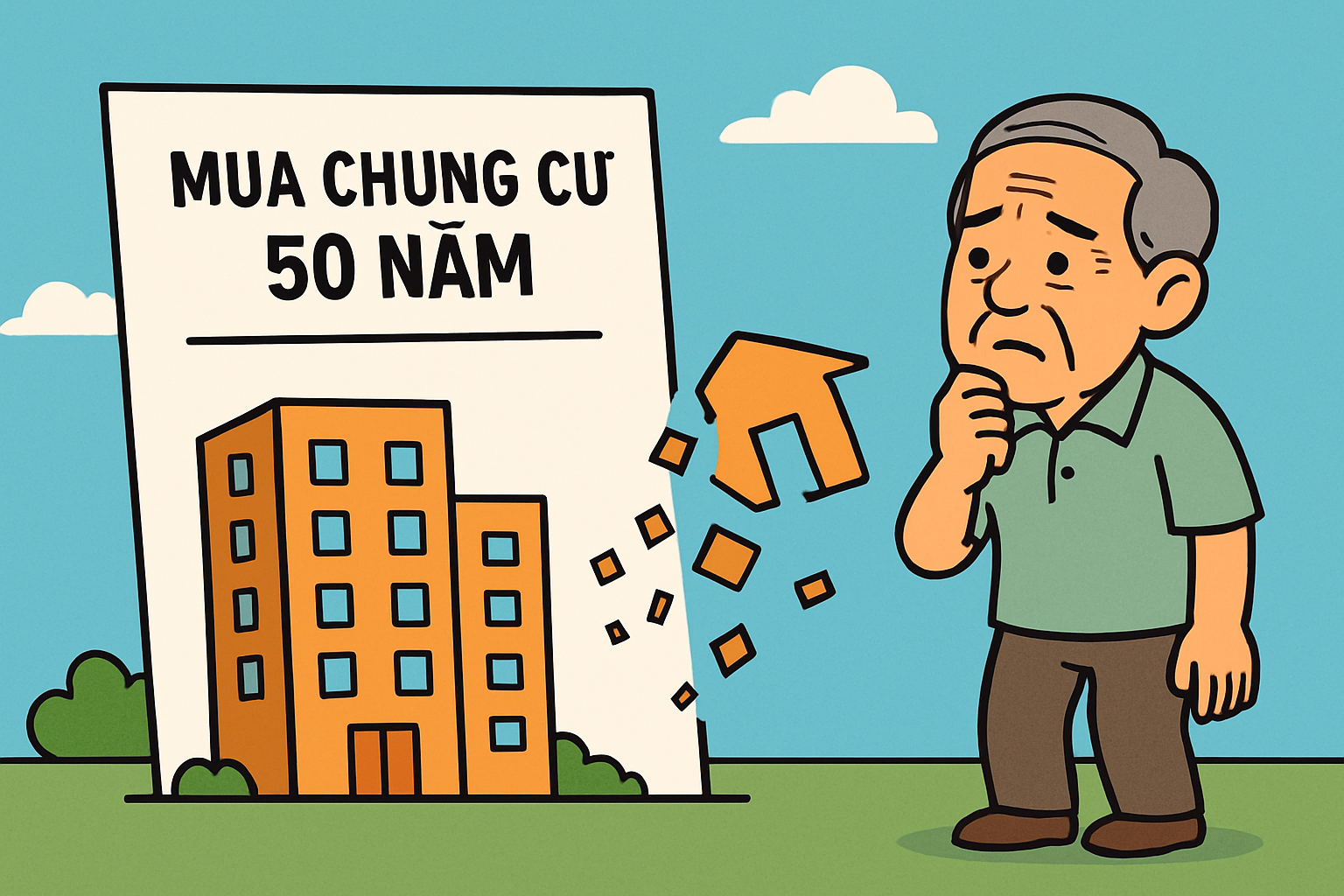 Mua chung cư 50 năm, khi hết hạn người dân có mất trắng?