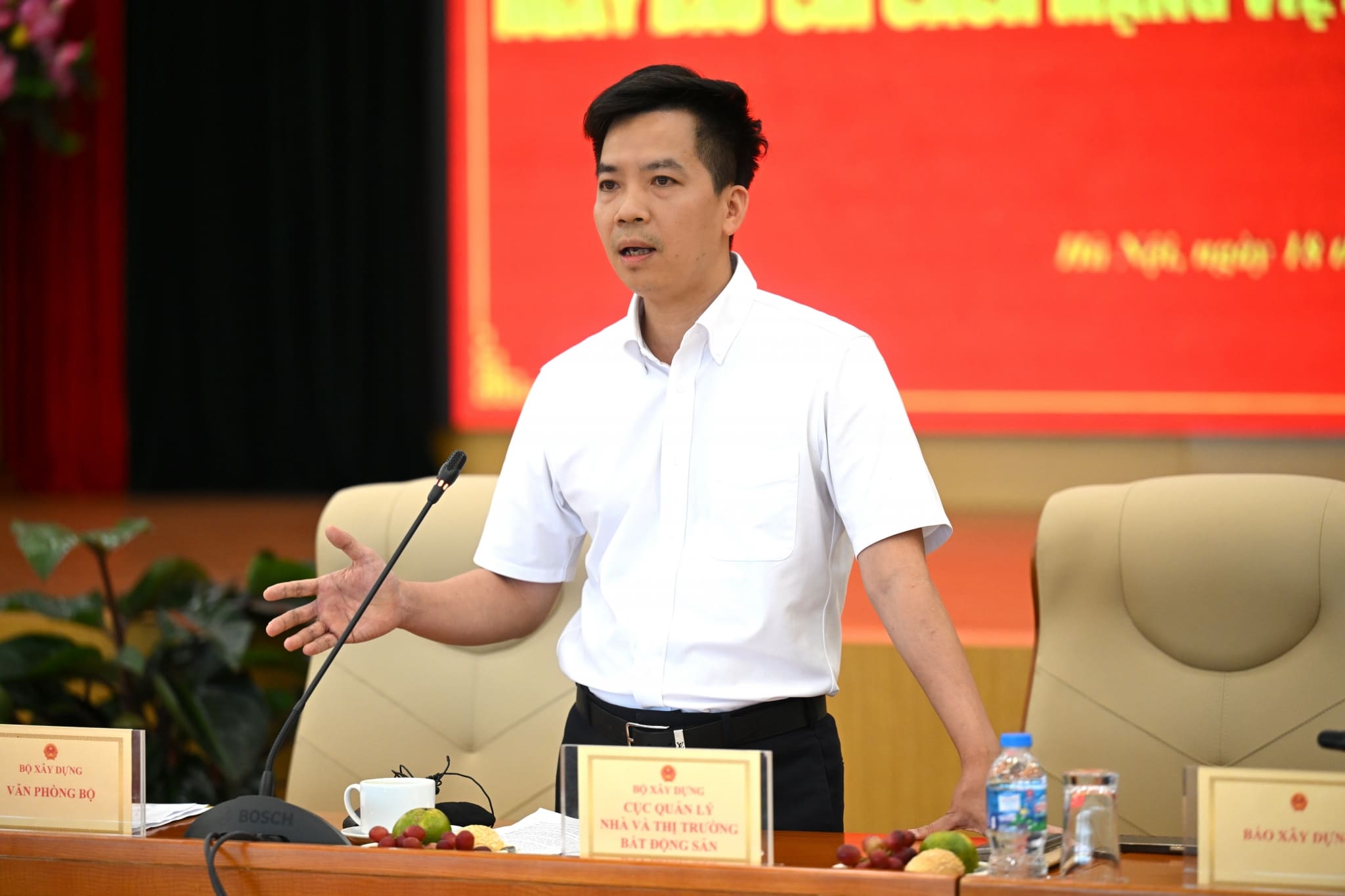 Ông Hà Quang Hưng - Cục phó Cục Quản lý nhà và thị trường bất động sản - Bộ Xây dựng