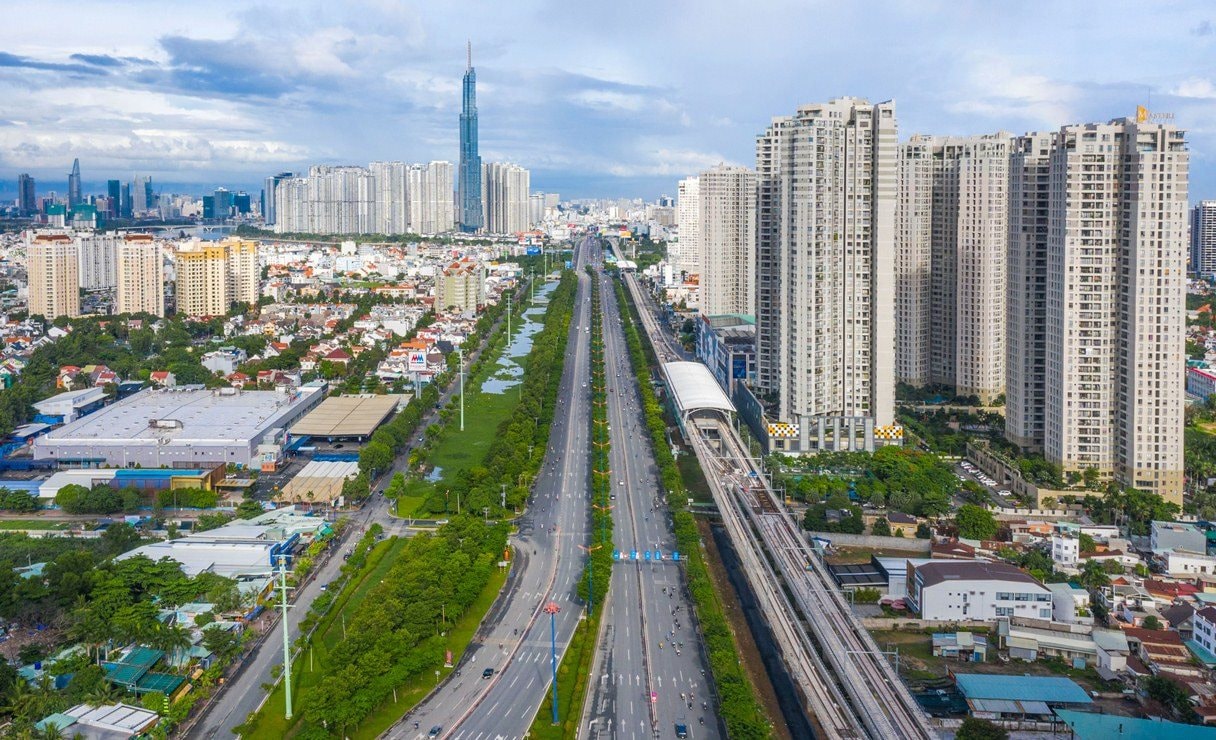Giá bán căn hộ tại TP.HCM đang thấp hơn so với tại Hà Nội.