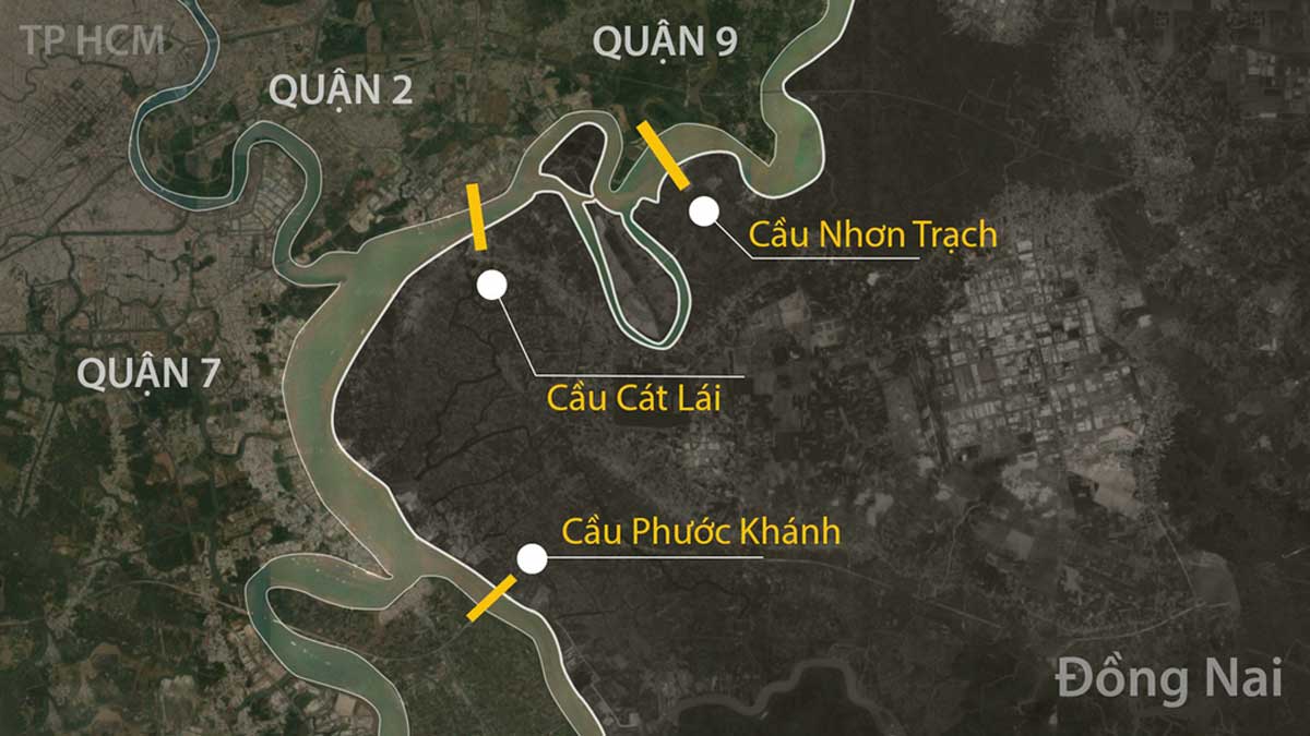 Thống nhất xây 3 cây cầu và 2 tuyến đường sắt kết nối Tp.HCM với Đồng Nai, bất động sản đôi bờ hưởng lợi?
