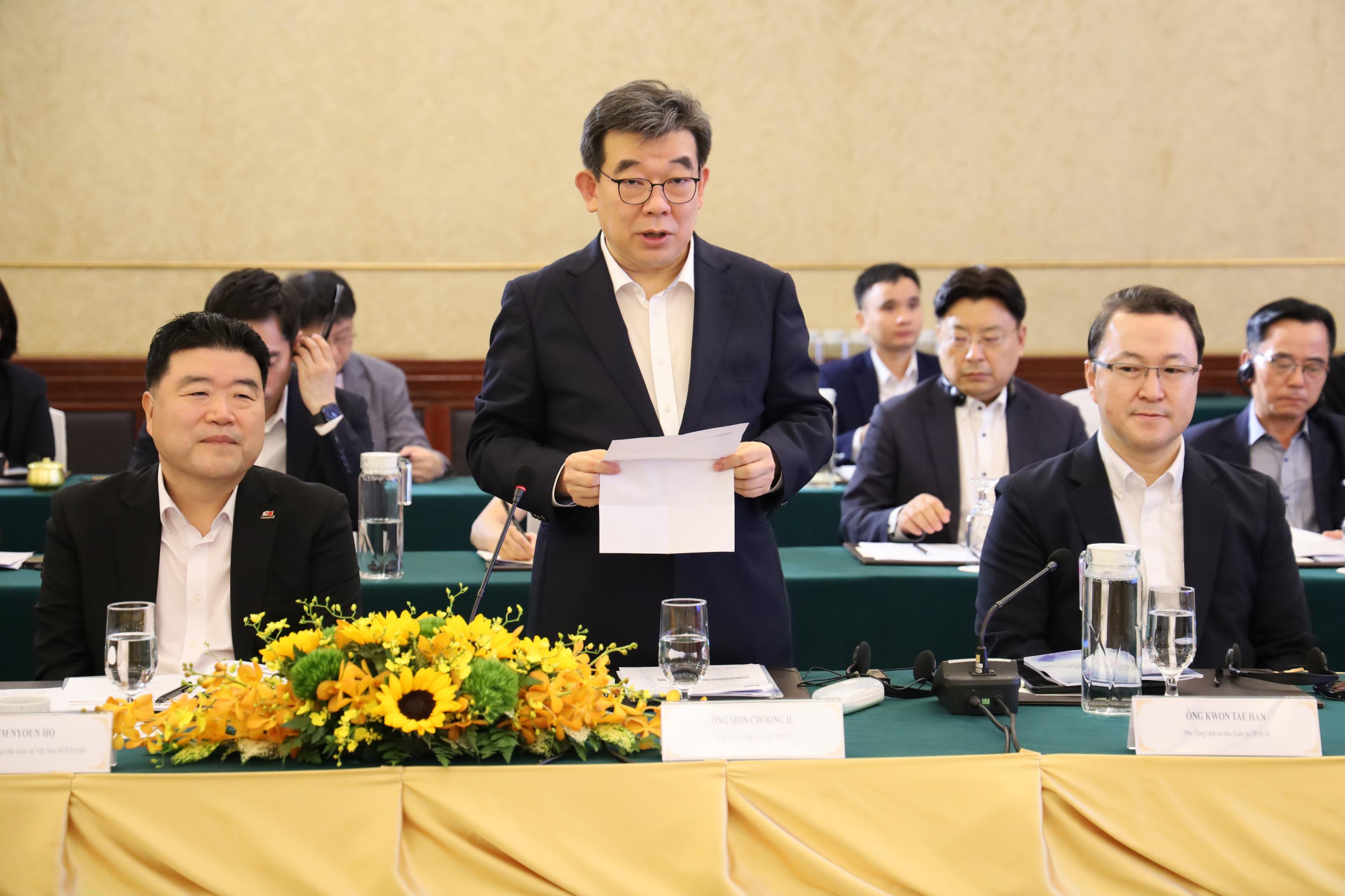 Các nhà đầu, doanh nghiệp Hàn Quốc rất quan tâm đến Trung tâm Tài chính quốc tế TP.HCM đang chuẩn bị triển khai. (Ảnh: P. Quốc)