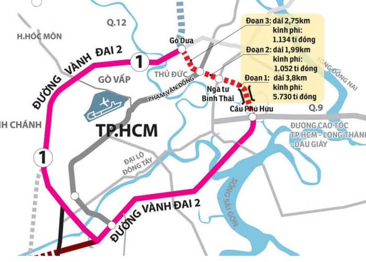 Đề xuất gỡ vướng dự án vành đai 2 TPHCM như thế nào?