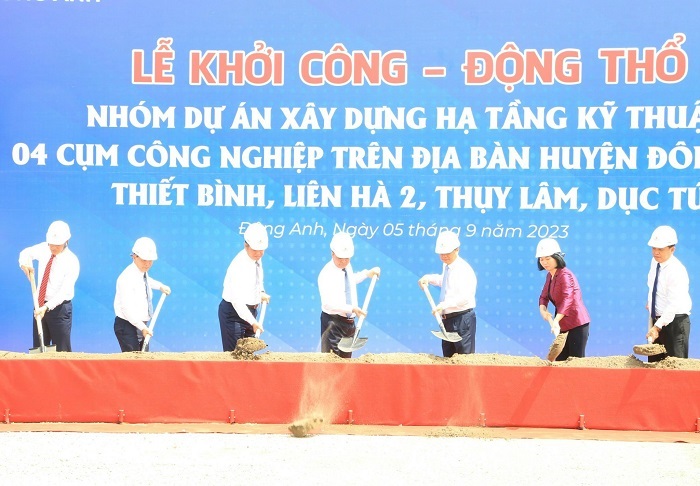Hà Nội động thổ 4 cụm công nghiệp gần 1.600 tỉ đồng