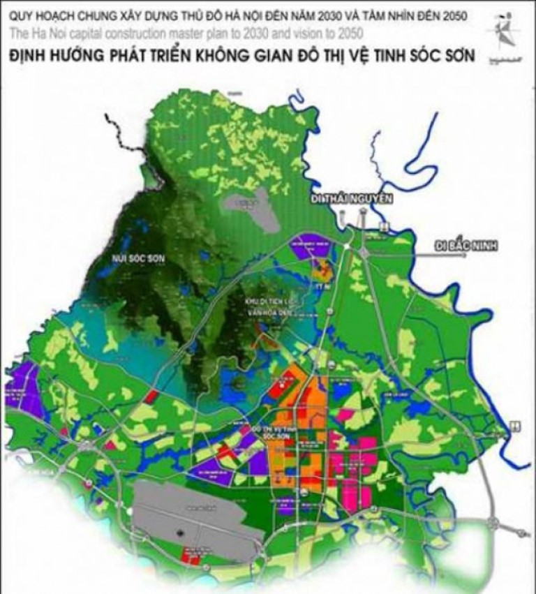 Hà Nội phê duyệt đồ án Quy hoạch phân khu đô thị Sóc Sơn khu 1