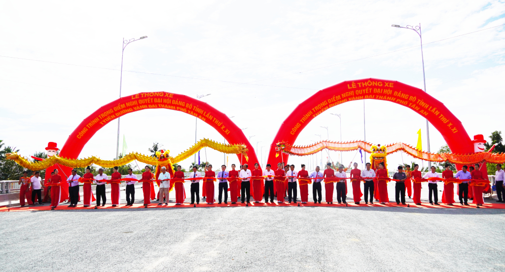 Long An thông tuyến dự án đường Vành đai TP Tân An hơn 3.100 tỉ đồng