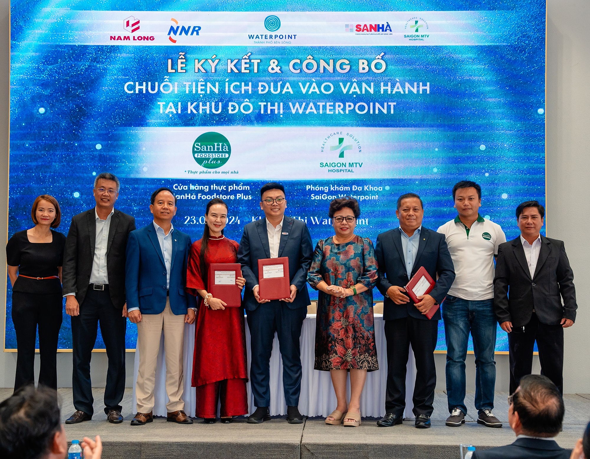 Nam Long ký kết vận hành chuỗi tiện ích tại Waterpoint