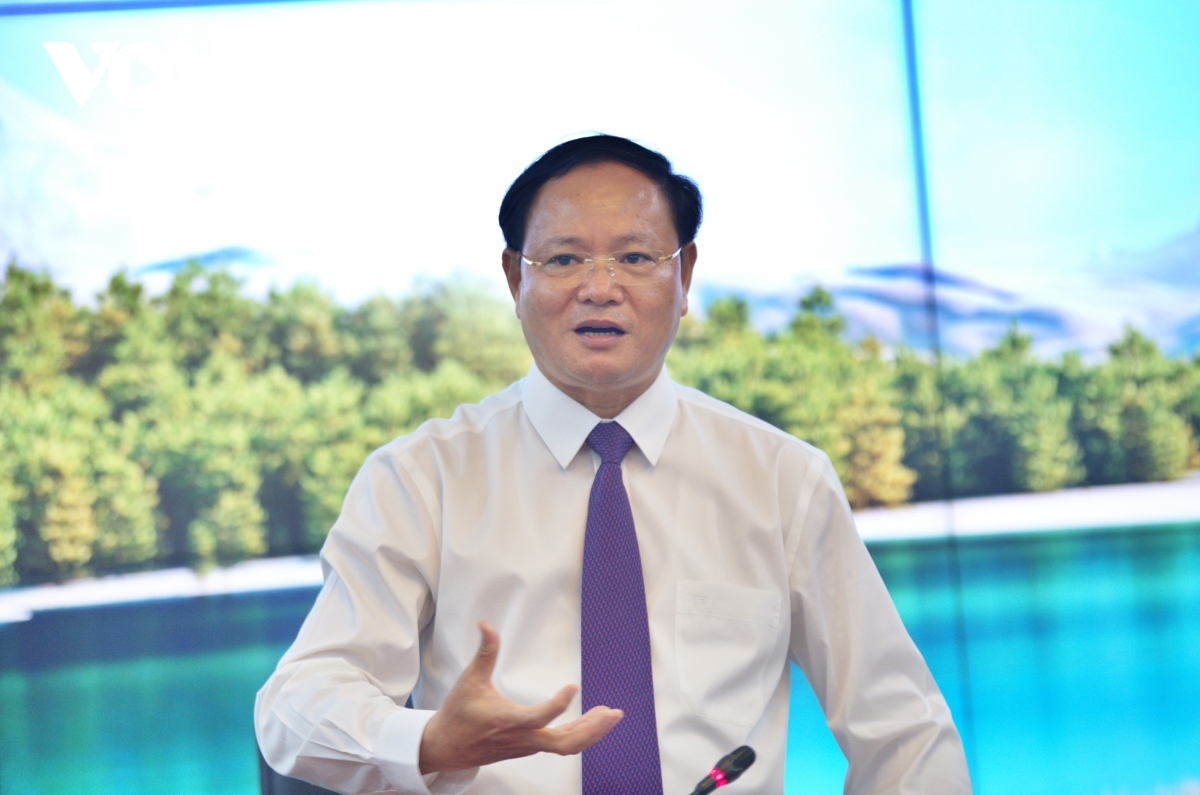 Thứ trưởng Bộ Tài nguyên và Môi trường (TN&MT) Lê Minh Ngân (Ảnh: Văn Ngân)