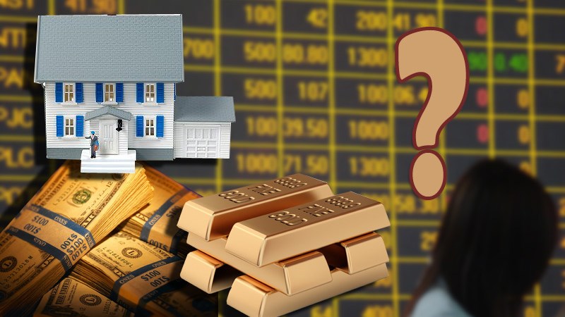 Vàng có xu hướng giảm, tiền có đổ vào bất động sản?