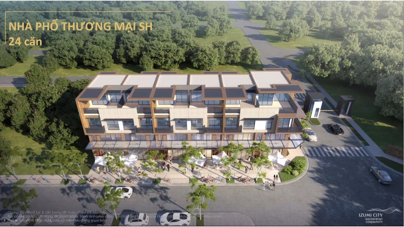 Thiết kế Shophouse dự án Izumi City Đồng Nai